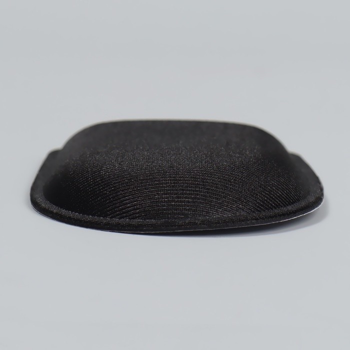 Подпяточники для обуви, клеевая основа, 8.3×6.5 см, пара, чёрные (Цена за 3 шт.)