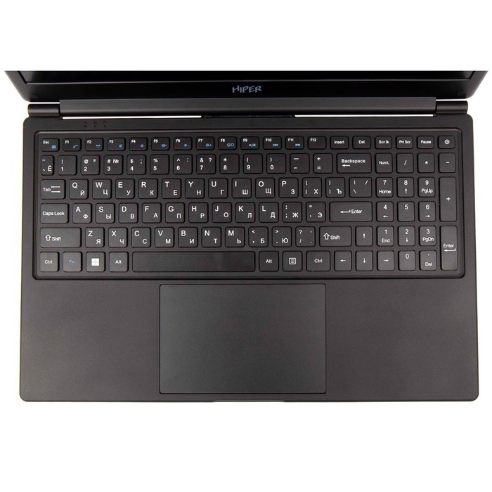 Ноутбук Hiper Workbook A1568K, 15.6",i5 1035G1, 16 Гб, SSD 512 Гб, UHD, Win11, чёрный