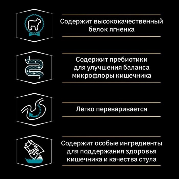 Сухой корм PRO PLAN для собак крупных пород/мощное тело, ягненок/рис, 14 кг