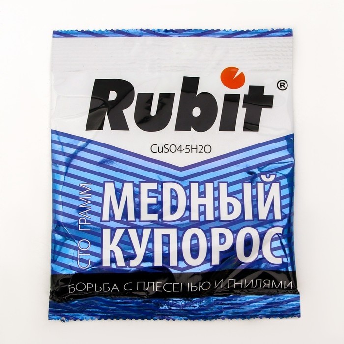 Средство от болезней растений "Rubit" Медный купорос, 100 г (Цена за 2 шт.)