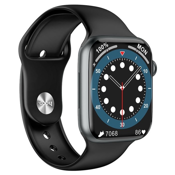 Смарт-часы Hoco Y1 Pro, 1.91, 240х285, BT5.0, 280 мАч, Lightning, чёрные