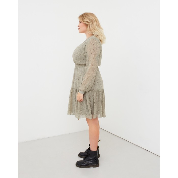 Платье женское MIST plus-size, р.50, зеленый