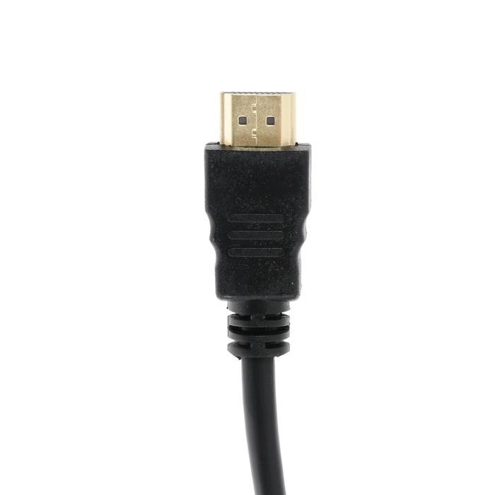 Кабель HDMI Cablexpert, HDMI(m)-HDMI(m), вер.1.4, 3 м, 19M/19M, угловой, черный