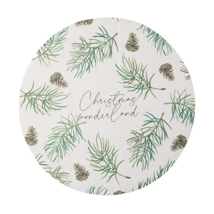 Салфетка на стол "Сhristmas wonderland" 30х30см, 100% п/э, оксфорд 420 г/м2 (Цена за 2 шт.)