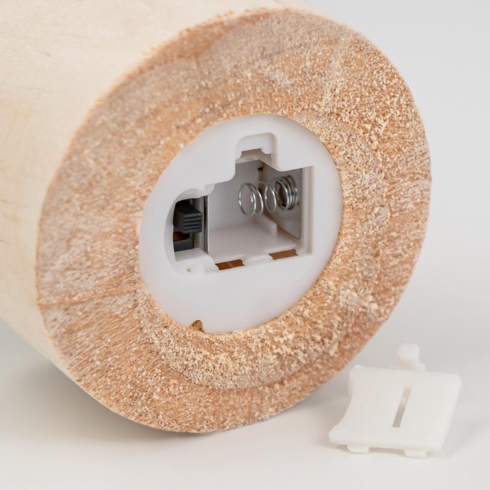 Фигурка светящаяся RISALUX «Люблю маму», LED-ночник, 3×AG10, шар-8 см, 6.5×6.5×11.5 см