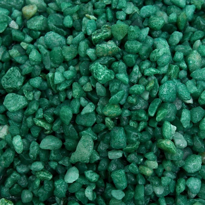 Мраморная крошка (5-10 мм) малахит, 800 г (Цена за 2 шт.)