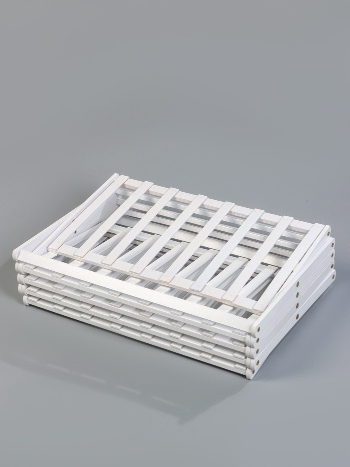 Подставка для цветов Greengo, 5 полок, 50×25×89 см, напольная, бамбук, белая
