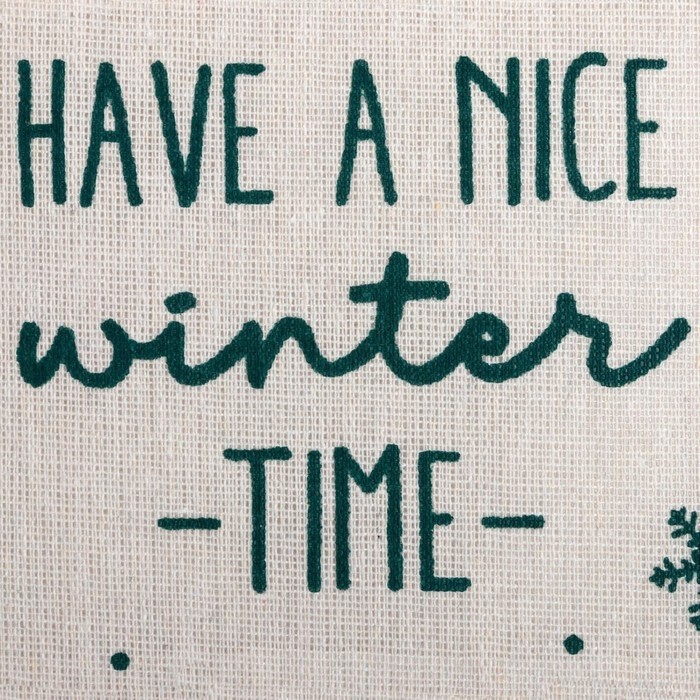 Кармашек текстильный «Этель Winter time», 2 отделения, 41×20 см