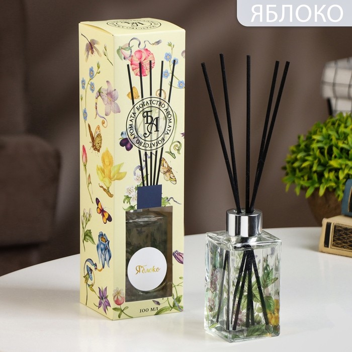 Диффузор ароматический "Артдекор", 100 мл, яблоко, "Богатство Аромата"
