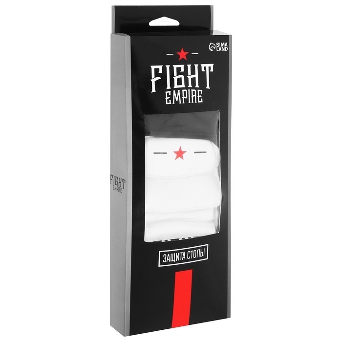 Защита стопы для тхэквондо FIGHT EMPIRE, белая