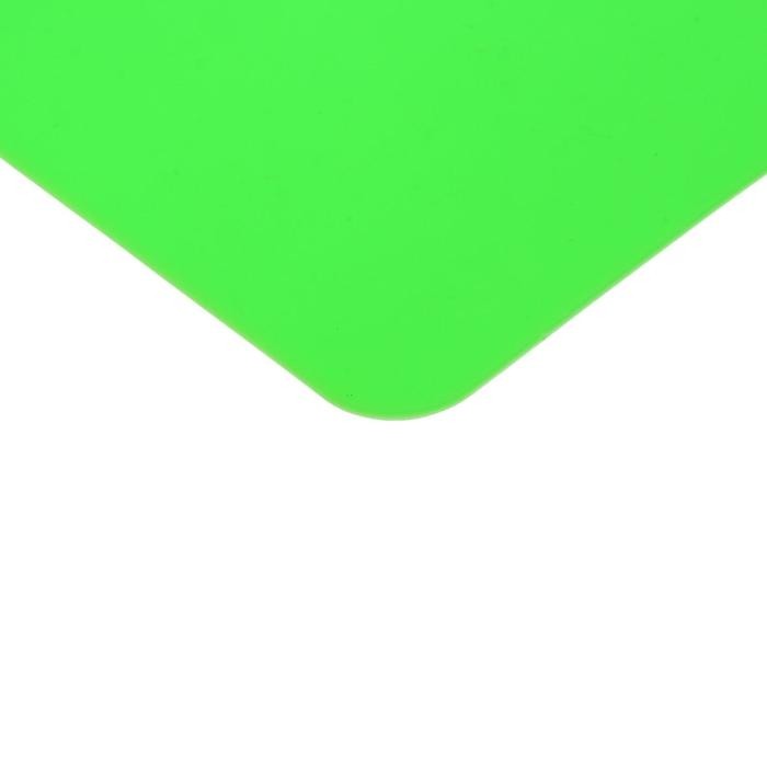 Доска для лепки пластиковая А4 Calligrata «Яркое творчество», неон зелёный (Цена за 3 шт.)