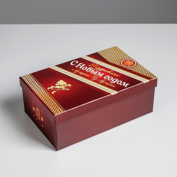Набор подарочных коробок 6 в 1 «Алкогольный», 20×12.5×7.5 - 32.5×20×12.5 см, Новый год