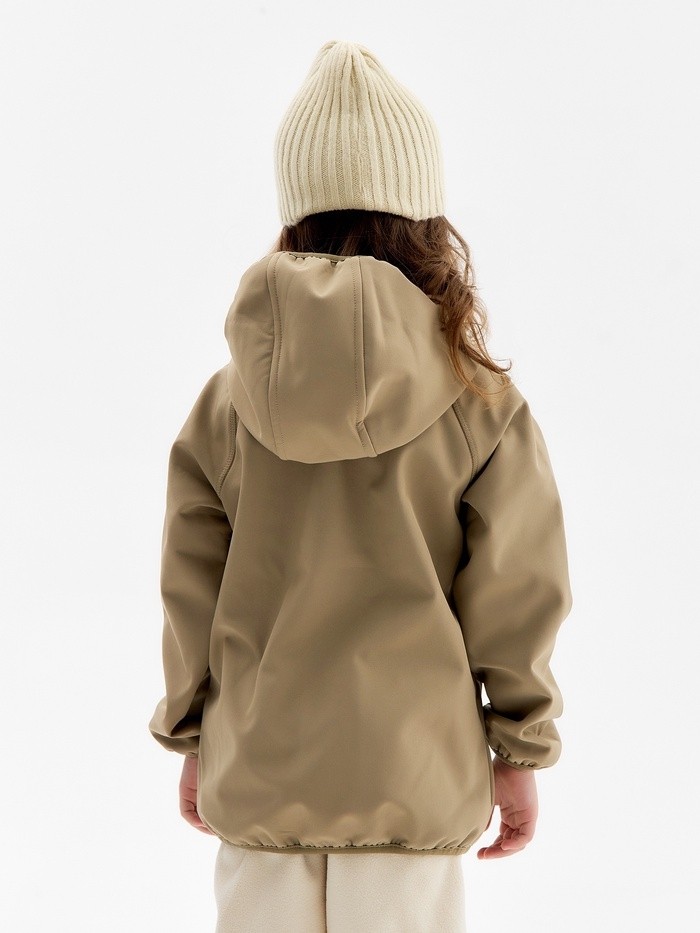 Ветровка демисезонная для девочек MINAKU из Softshell на флисе, непромокаемая, хинди
