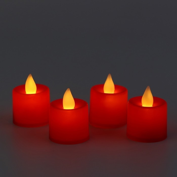 Свечи светодиодные «LED Candle», 4 шт., d=3.5, модель AR-0005