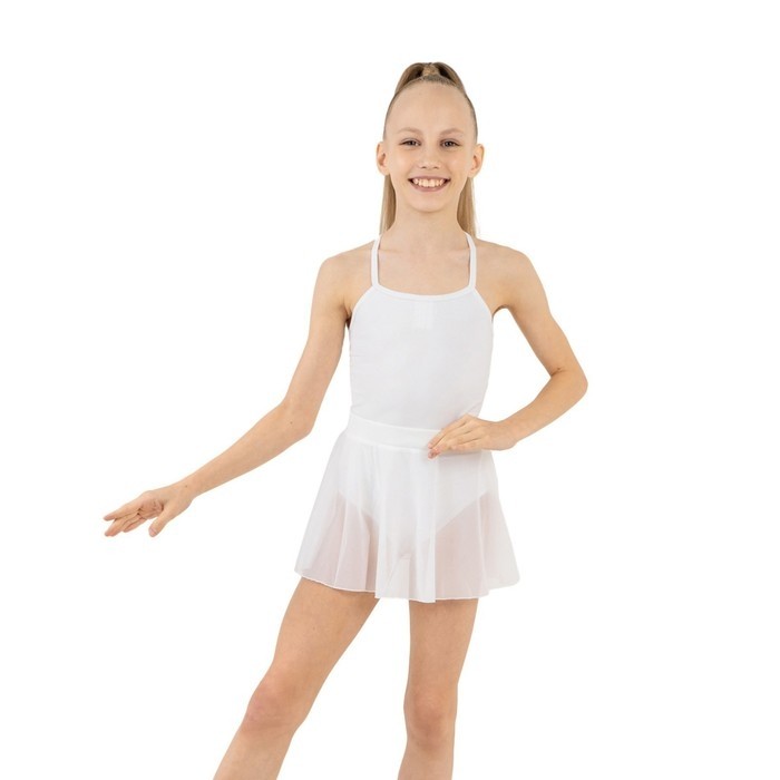 Юбка для гимнастики и танцев Grace Dance, р. 34, цвет белый