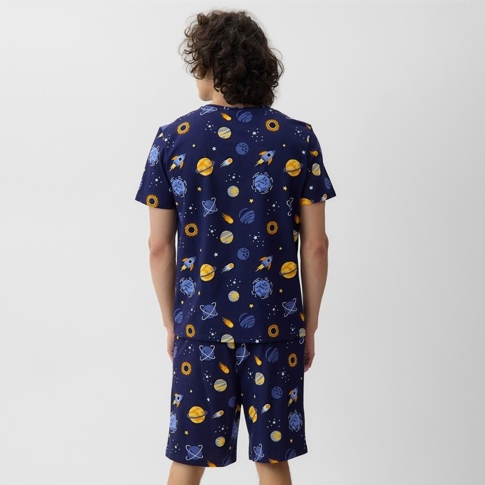 Пижама мужская (футболка и шорты) KAFTAN Space, р-р 48