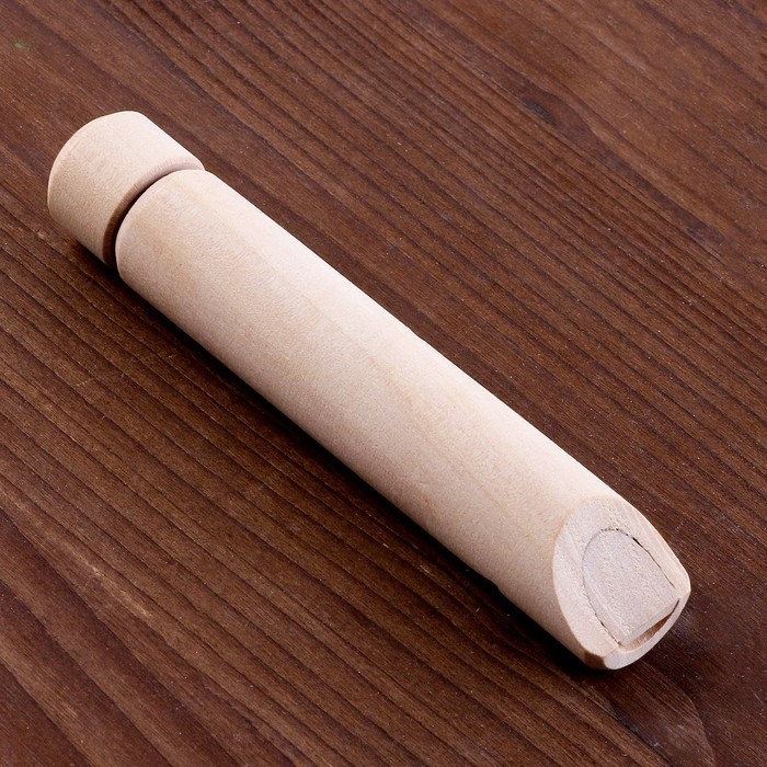 Музыкальная игрушка свисток «Деревянный свисток» 10.5×3.8×3.8 см
