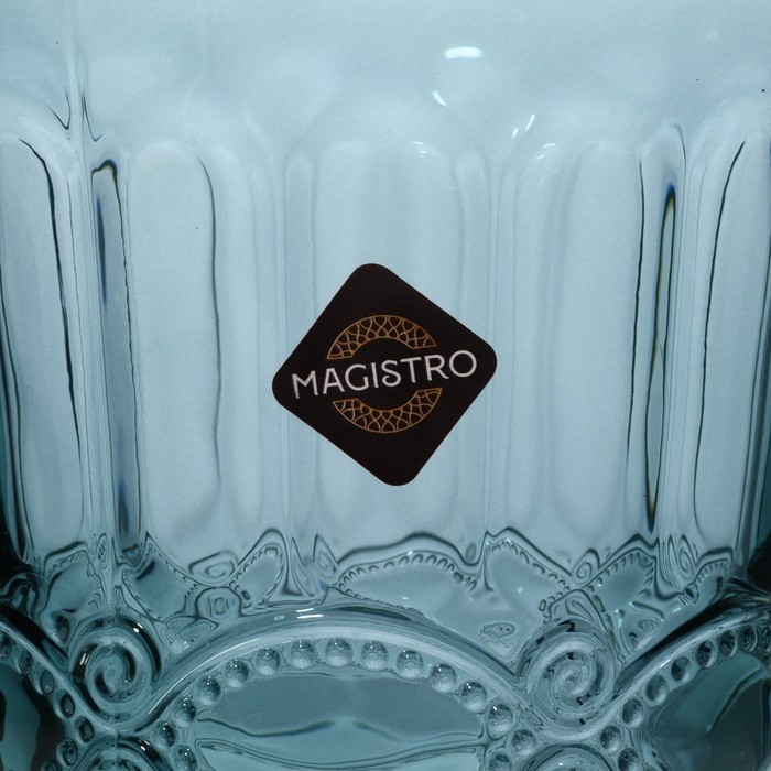 Стакан Magistro «Ла-Манш», 220 мл, стекло, синий