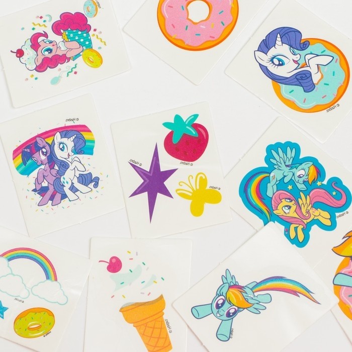 Адвент-календарь «My little pony», с детскими татуировками — 18 шт.