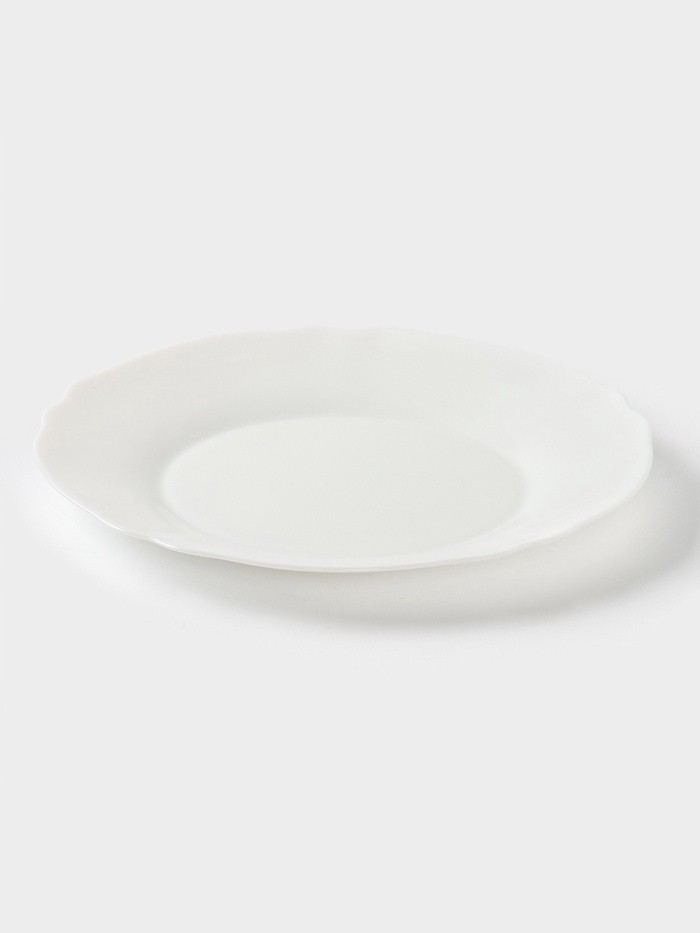 Тарелка Luminarc LOUIS XV, d=23.5 см, стеклокерамика, белая (Цена за 6 шт.)