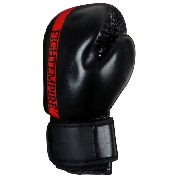 Перчатки боксёрские FIGHT EMPIRE, чёрно-красные, размер 10 oz