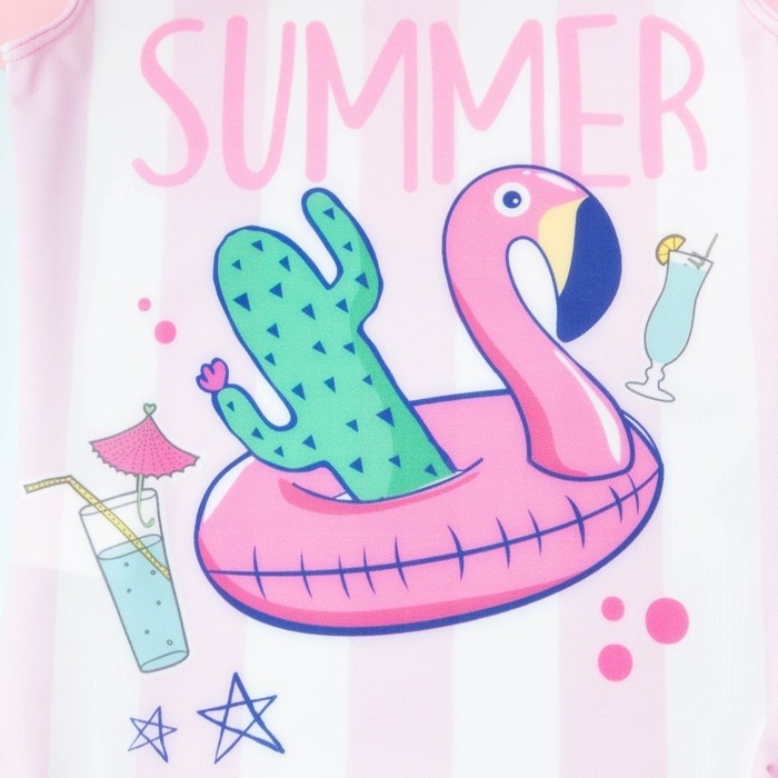Купальник детский KAFTAN Summer, рост 110-116 см (32), розовый