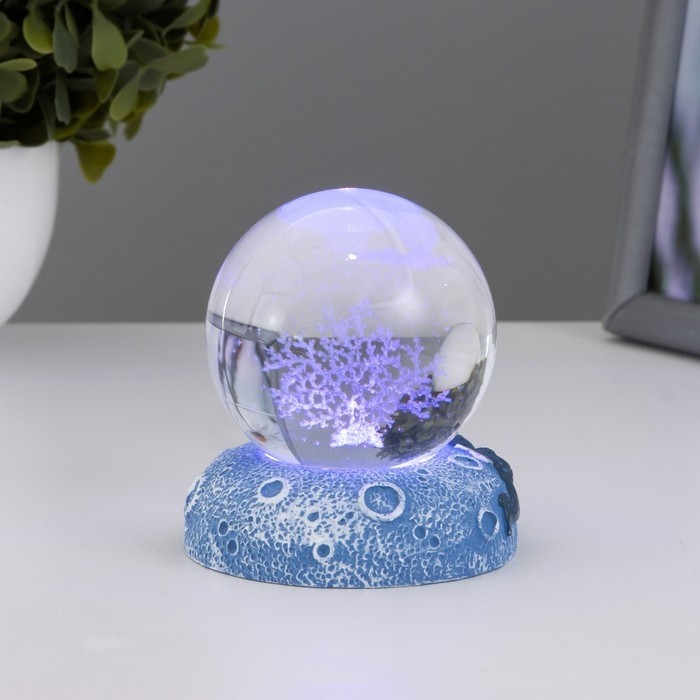 Фигурка светящаяся RISALUX «Осьминоги», LED-ночник, 1 Вт, USB, 6×6×8 см