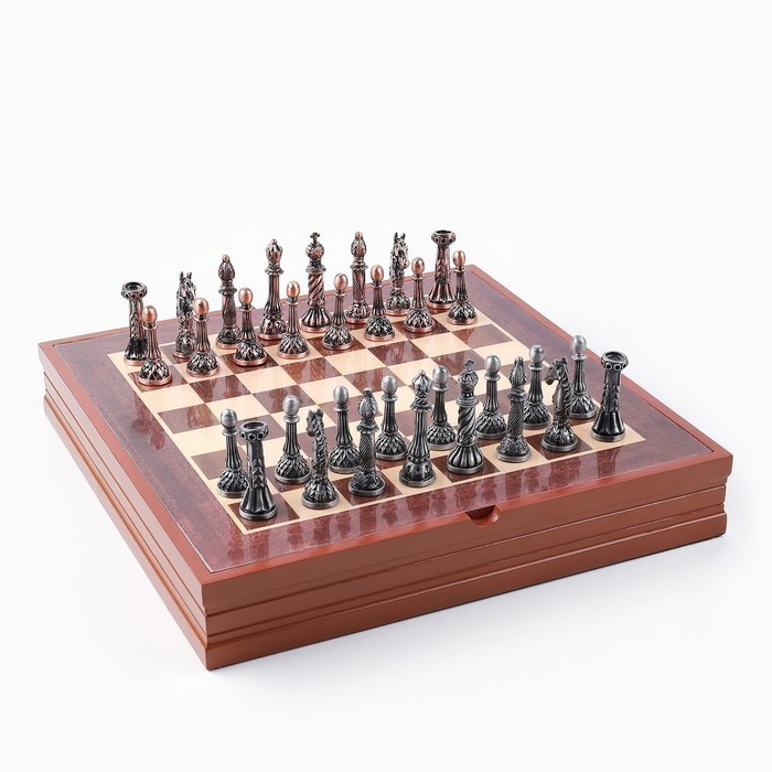 Шахматные фигуры сувенирные, h короля-8 см, пешки-5.6 см, d=2 см