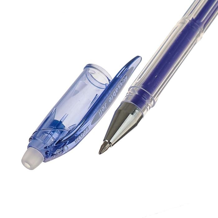Ручка гелевая стираемая Crown Erasable Jel, узел 0.5 мм, чернила синие (Цена за 12 шт.)