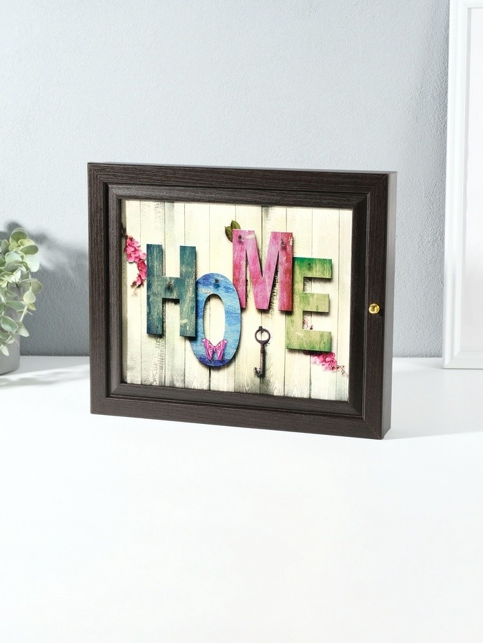 Ключница "Home" венге 26х31 см
