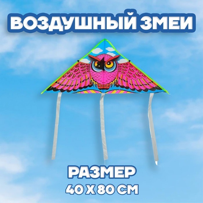 Воздушный змей «Сова», с леской (Цена за 2 шт.)