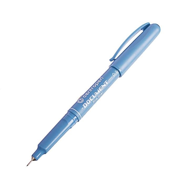 Ручка капиллярная для черчения Centropen 2631 линия 0.1 мм, цвет чёрный, длина письма 500 м (Цена за 10 шт.)