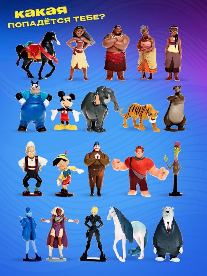 Игрушка-сюрприз «Любимые герои», 1 коллекционная фигурка, МИКС