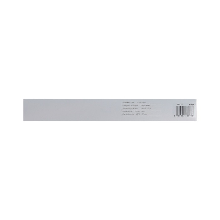 Наушники BYZ SE528, проводные, вкладыши, микрофон, Type-C, чёрные