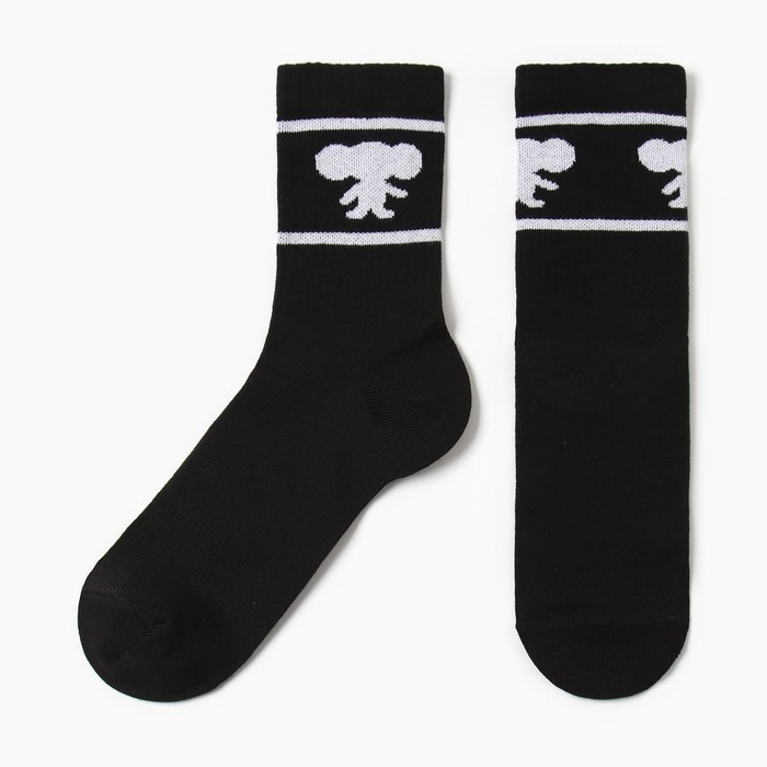 Носки KAFTAN Чебурашка размер 41-44 (27-29 см) черный (Цена за 3 шт.)