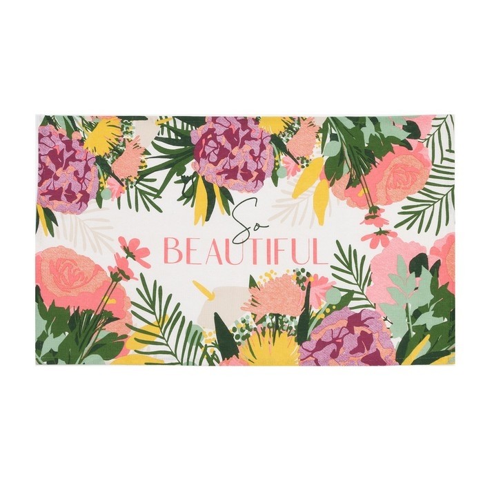 Набор кухонных полотенец Доляна Spring mood, 35×60 см-4 шт., 100% хлопок