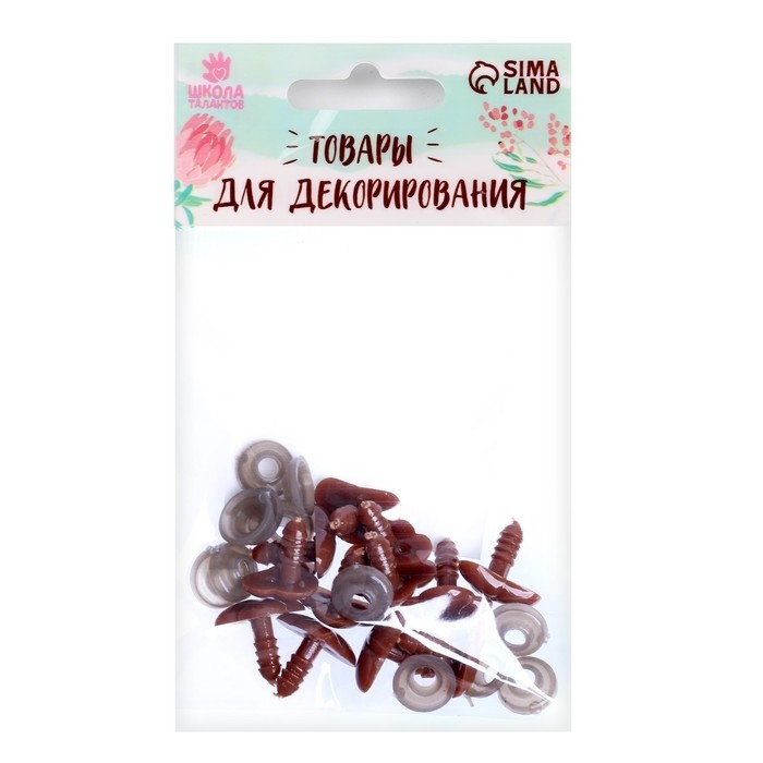 Носик винтовой с заглушкой, набор 12 шт., размер 1 шт.: 1.7×1.2 см