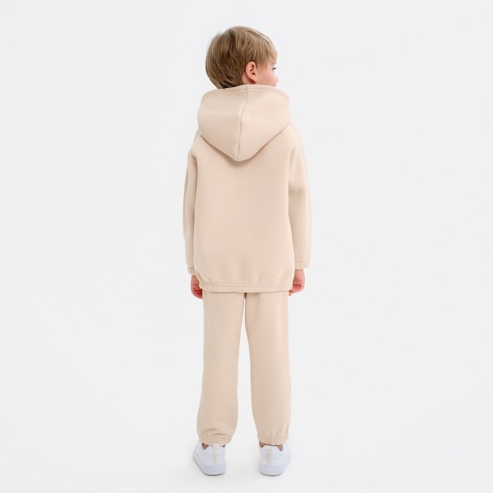 Худи детское MINAKU: Basic Line KIDS, бежевое