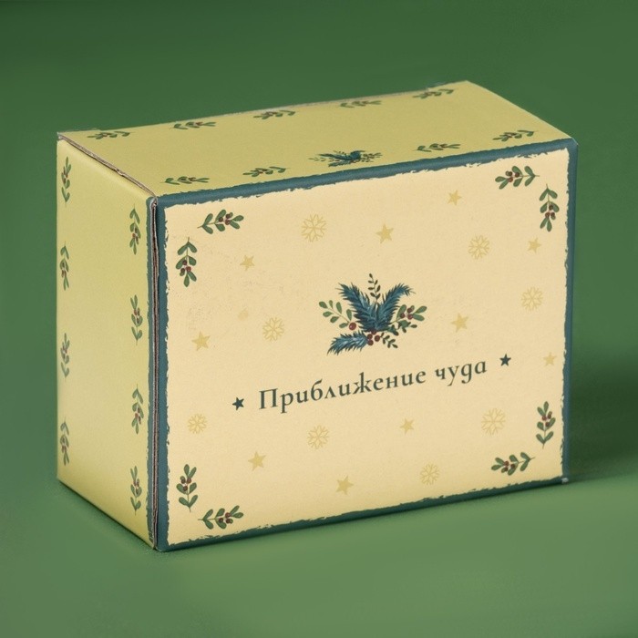 Салфетница новогодняя Доляна «Приближение чуда», 9.5×4.5×7 см