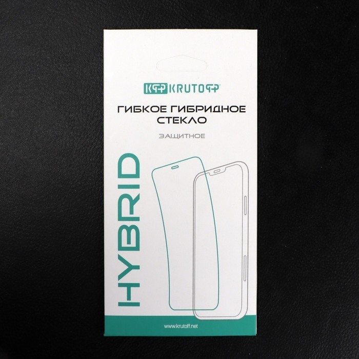 Защитное стекло Krutoff, для Xiaomi Poco C40, гибридное, полный клей