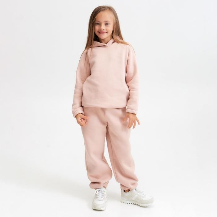 Худи детское MINAKU: Basic Line KIDS, пудровое
