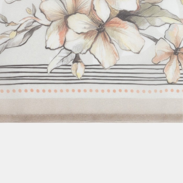 Тюль с подхватом и ламбрекеном Floral mood, 250×200 см, 100% п/э, вуаль