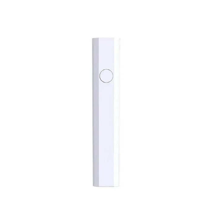 Лампа для маникюра LUF-08, UV/LED, 1 диод, 3 Вт, от батареек, белая