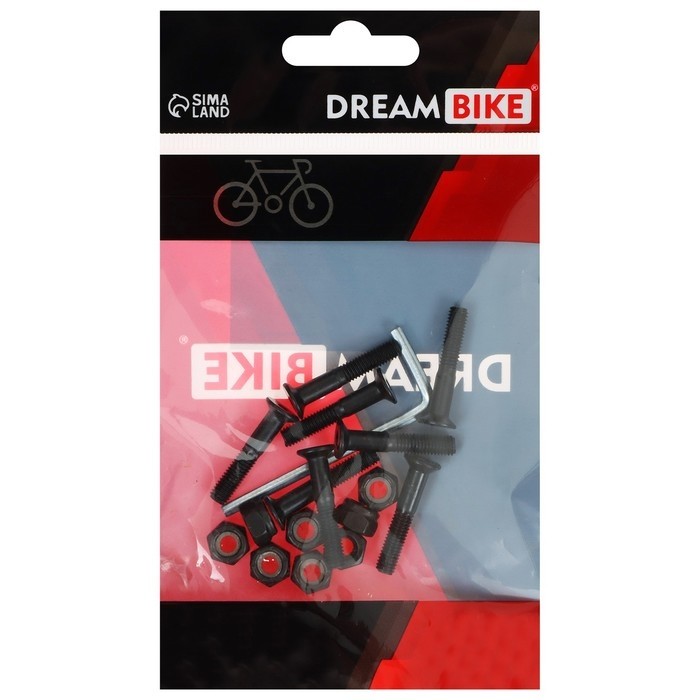Винты для скейтборда Dream Bike, 28 мм, цвет чёрный