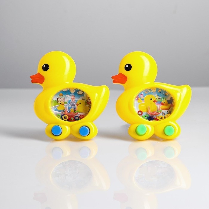 Водная игра с колечками «Утёнок», МИКС