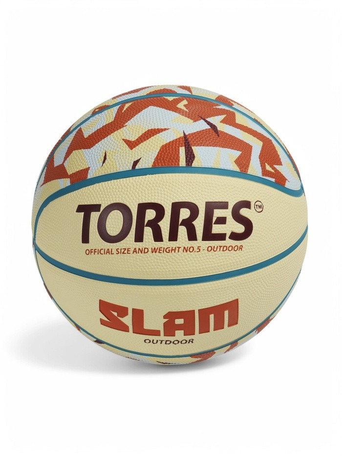 Мяч баскетбольный TORRES Slam, B023145, р. 5