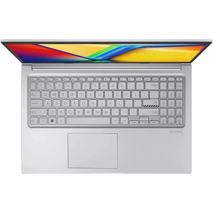 Ноутбук Asus VivoBook X1504ZA, 15.6", i3 1215U, 8 Гб, SSD 512 Гб, UHD, noOS, серебристый
