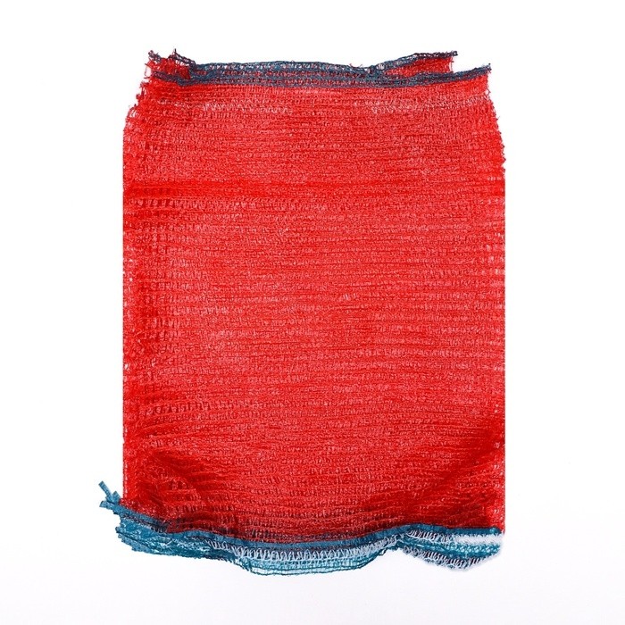 Сетка овощная с ручками, красная, 30×47 см, 8 кг набор 100 шт.