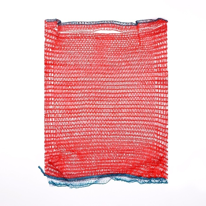 Сетка овощная с ручками, красная, 30×47 см, 8 кг набор 100 шт.