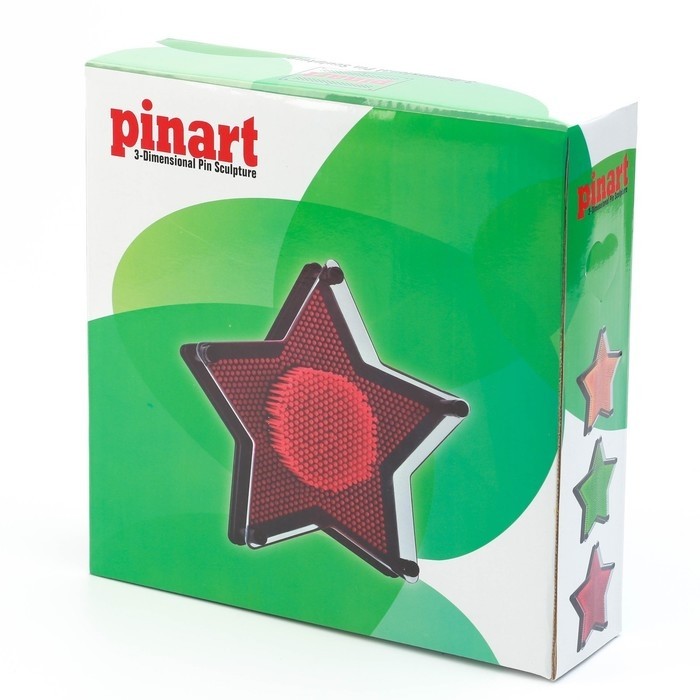 Игрушка антистресс PinART, экспресс скульптор 3D, звезда, 21×21×5.5 см